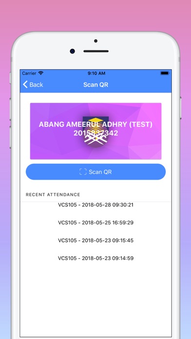 App screenshot