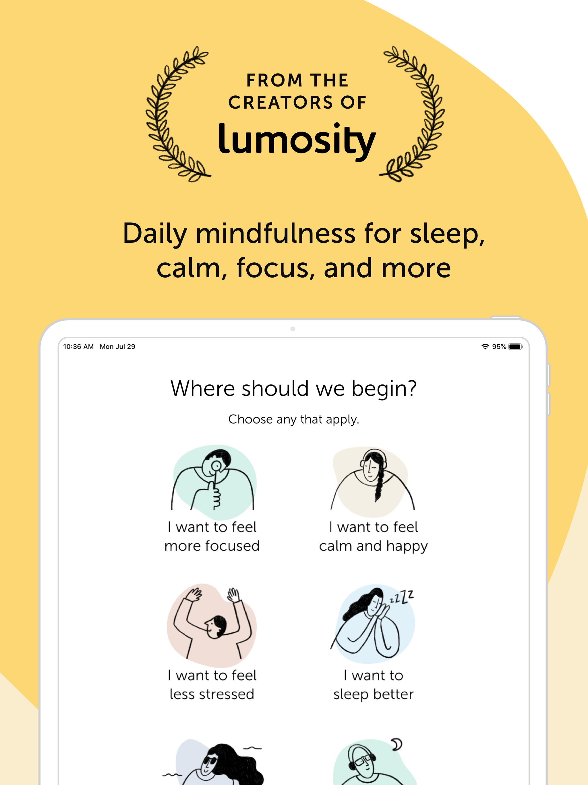 Lumosity Mind - Meditation App screenshot 7