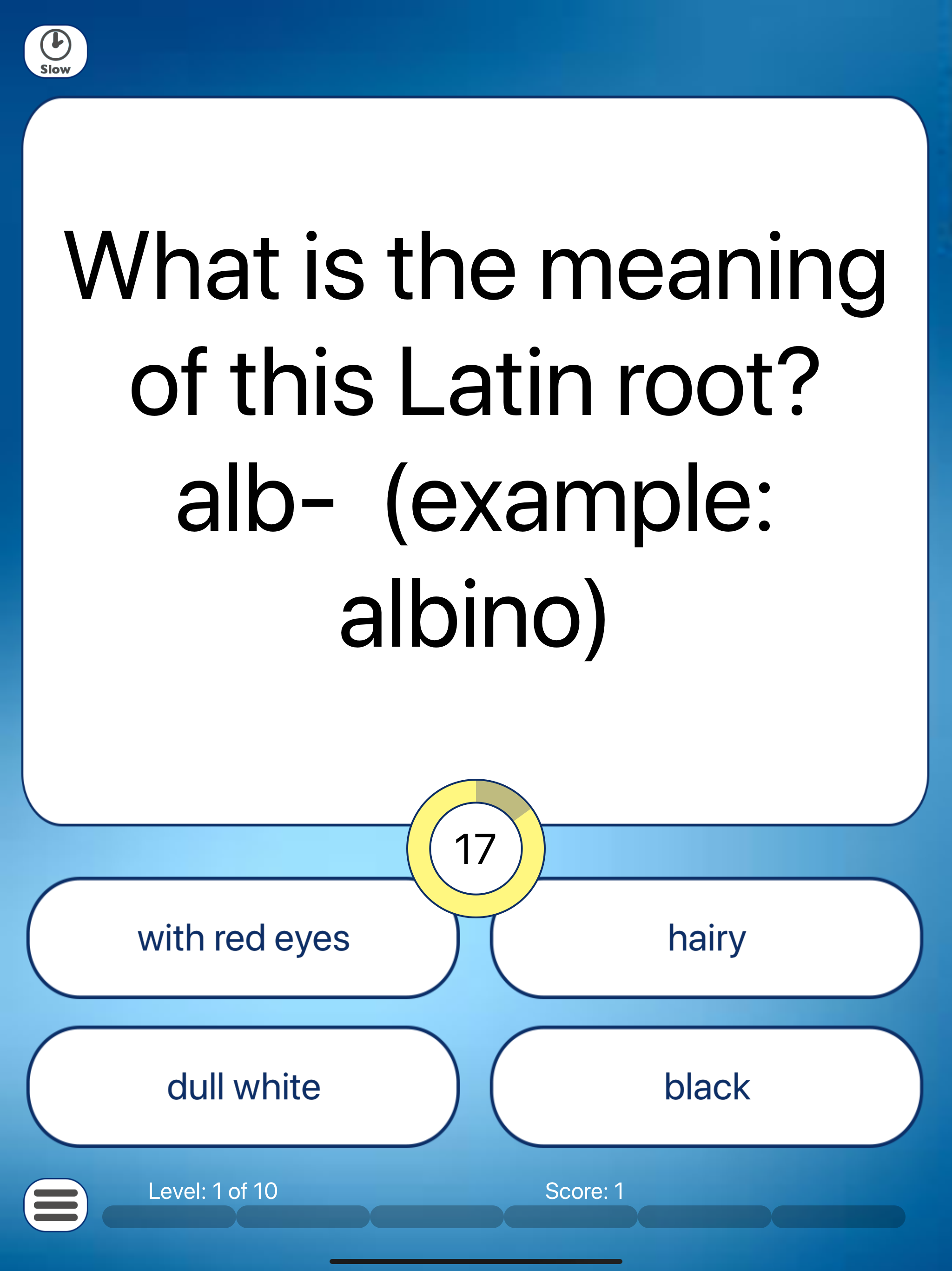 Vocabulary: Greek Latin Roots
