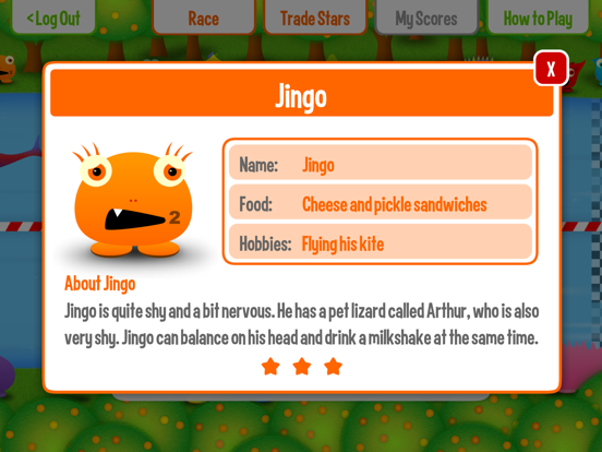 Squeebles Maths Race iPad screenshot