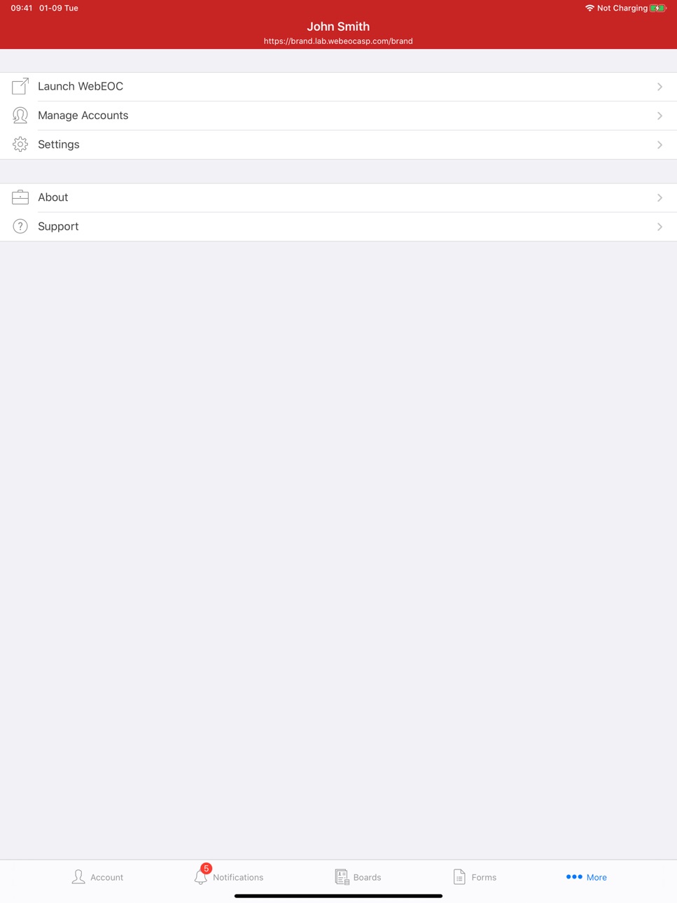 iPad screenshot