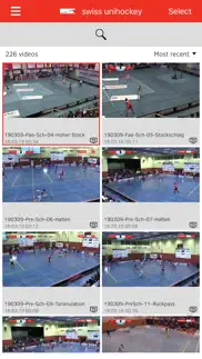 swiss unihockey video iPhone Captures Décran 2