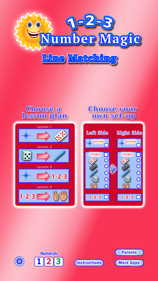 #1. 123 NUMBER MAGIC Line Matching (iOS) 由: PRESCHOOL UNIVERSITY