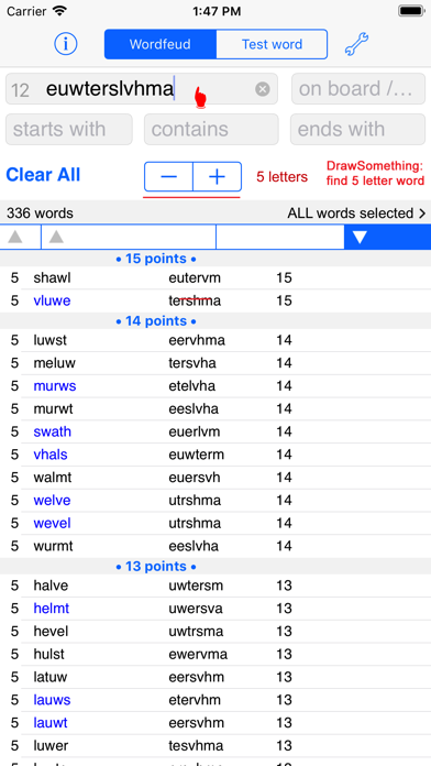 NL Woordvinder Wordfeud Nederlands/Dutch Woordvinder Nederlands/Dutch screenshot 4