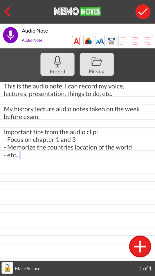 #3. Memo Notes (Password+Pictures) (iOS) 게시자: Yeong Yih Jy