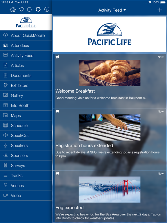 Pacific Life Meetings iPad screenshot 3 - Business app