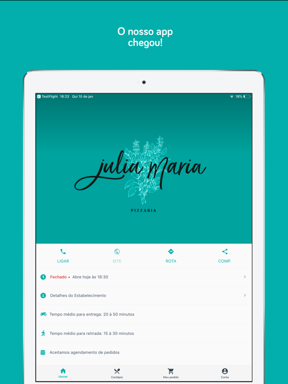 Screenshot #4 pour Julia Maria Pizzaria