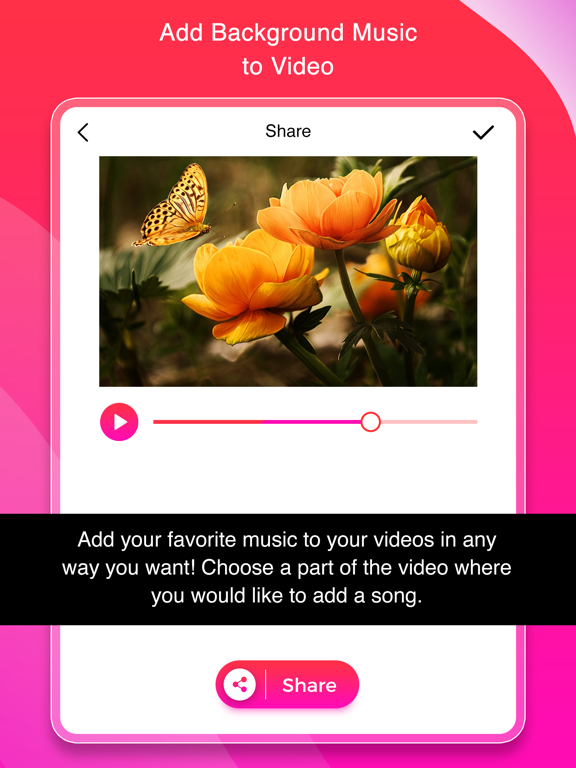 Screenshot #6 pour Add Background Audio to Video