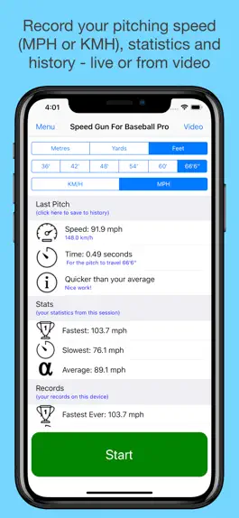 Game screenshot Speed Gun for Baseball hack