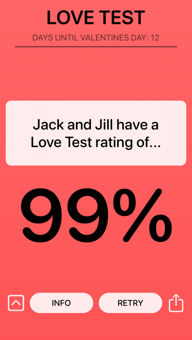 Screenshot #2 pour Love Test Compatibility Rating
