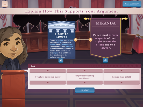 Argument Wars iPad screenshot 7 - Education app