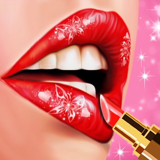 Glossy Lips Makeover Salon Icon