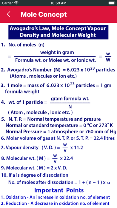Chemistry Formula iPhone screenshot 3 - Education app