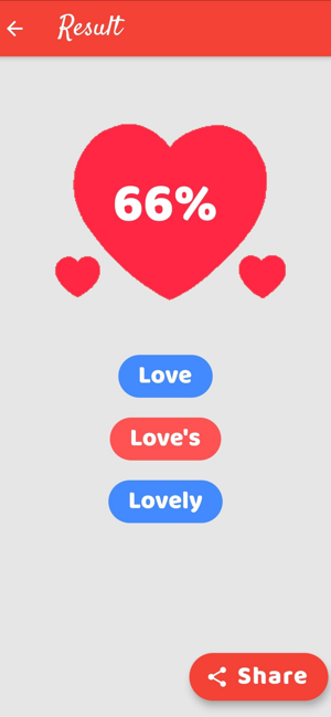 Love Calculator App