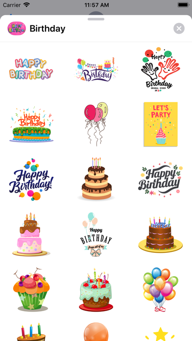 100+ Happy Birthday Stickers screenshot 2