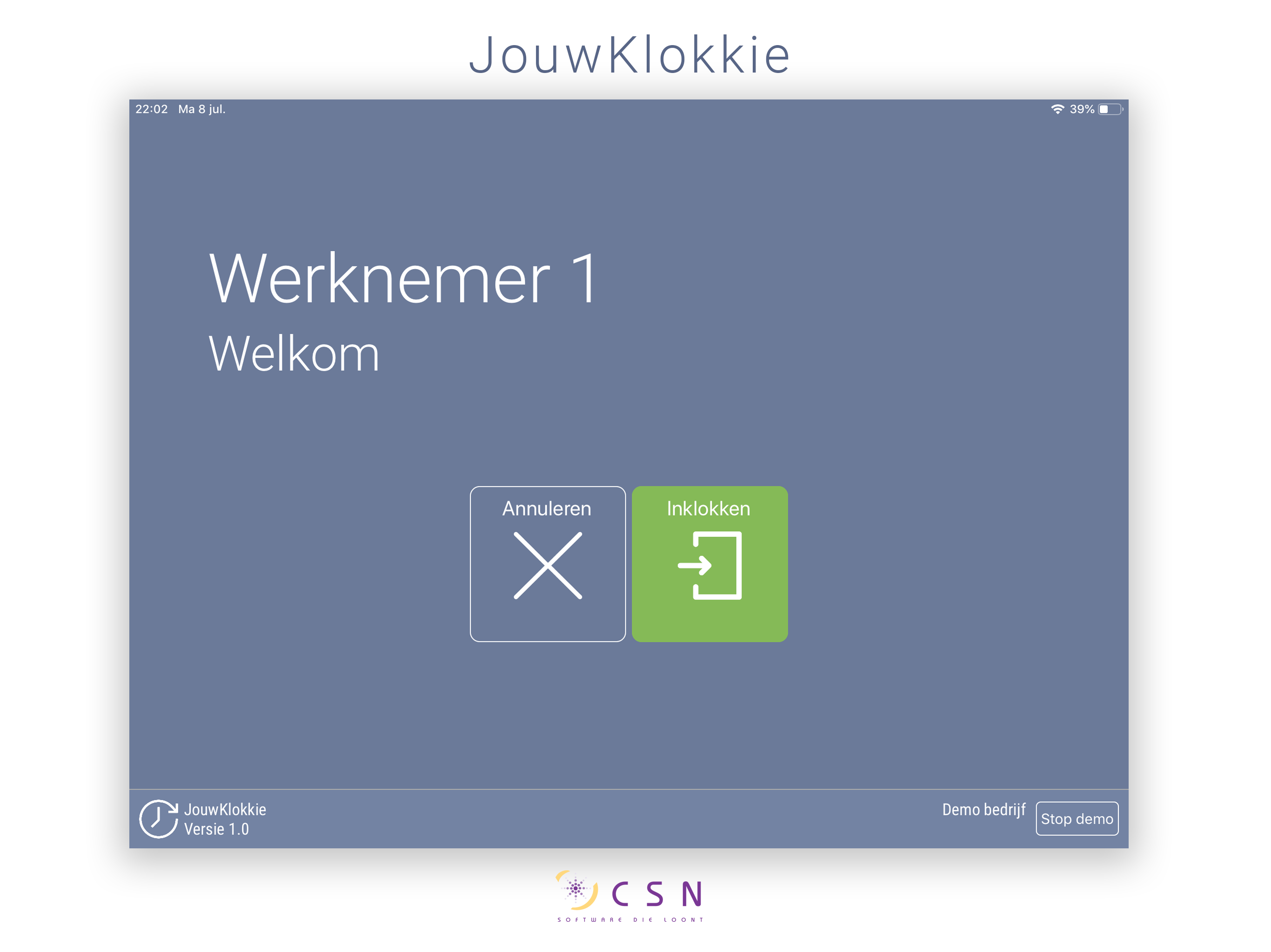 JouwKlokkie screenshot 3