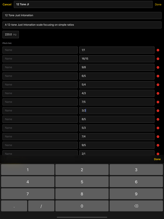 Entonal Tuner iPad screenshot 9 - Music app