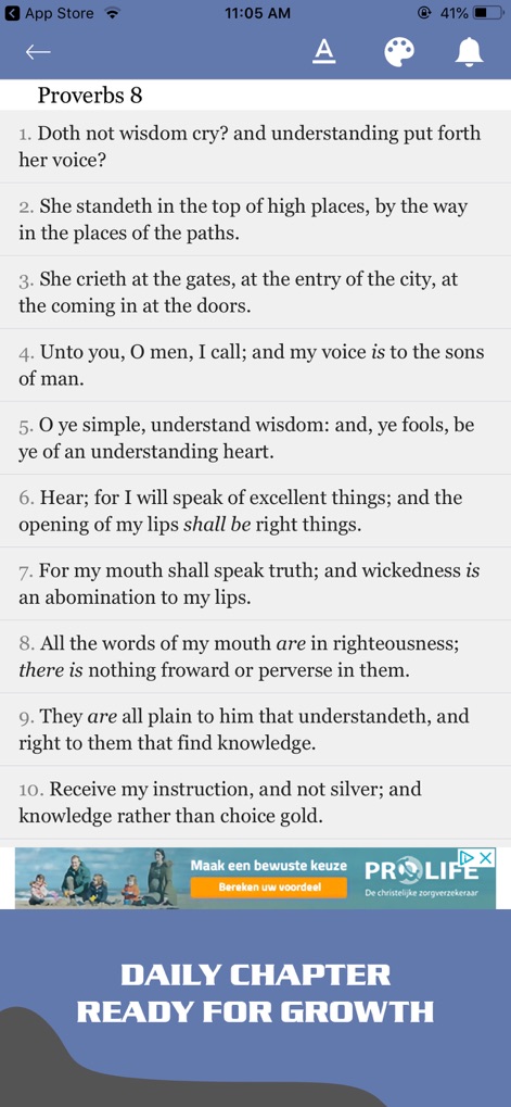 Proverbs & Psalms - King James - Reference App | MWM
