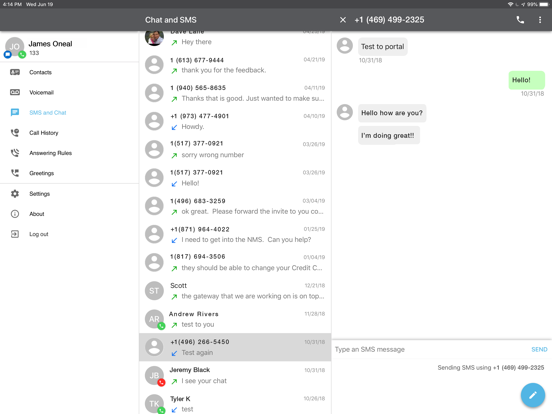 Screenshot #6 pour SpectrumVoIP Mobile App