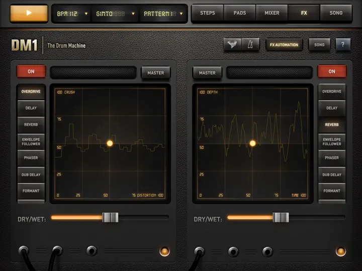 Скриншот DM1 - The Drum Machine на iPhone 4