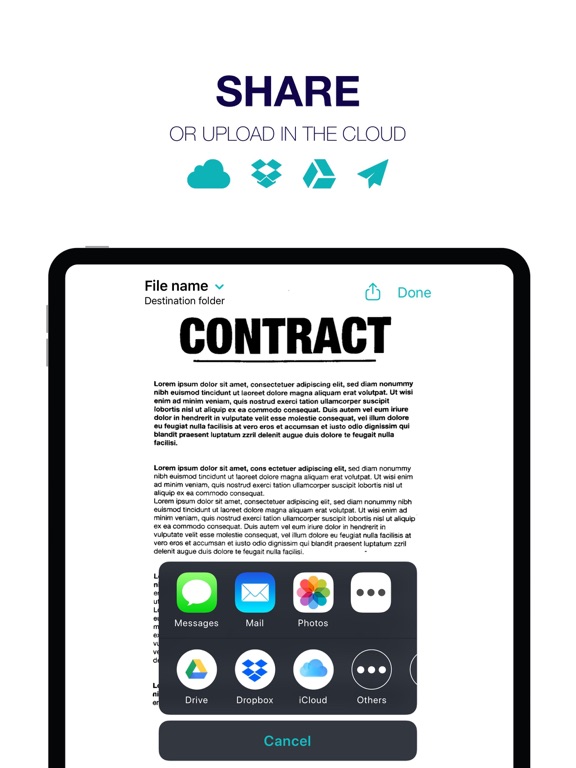 Scanner - Edit PDF & documents iPad screenshot 5 - Business app