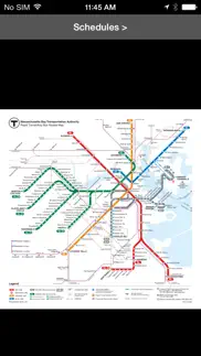 mbta boston t transit map iphone screenshot 4