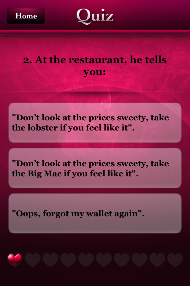 Love Quiz! screenshot 3