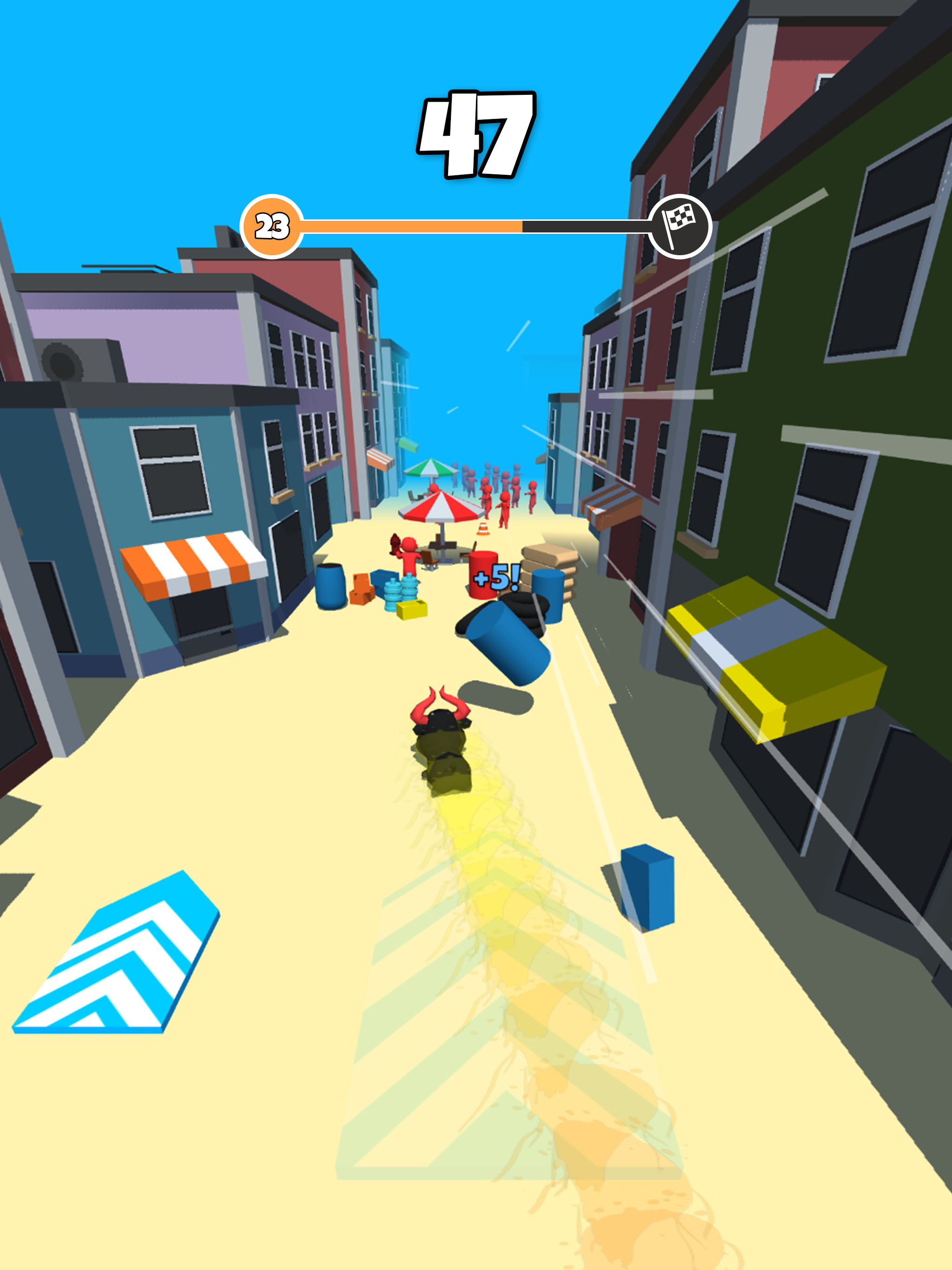 Angry Bull Chase