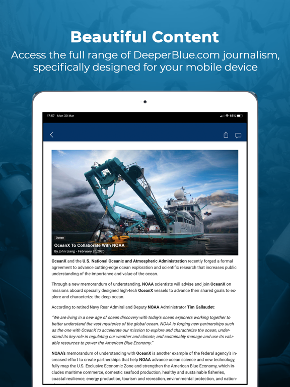 DeeperBlue.com iPad screenshot 5 - Sports app