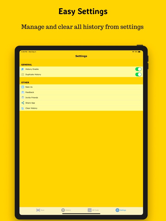 QR Scanner ! iPad screenshot 8 - Business app