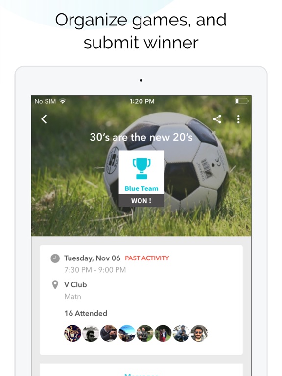 In2 iPad screenshot 5 - Sports app