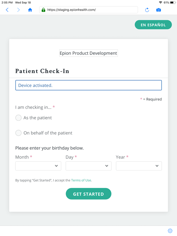Screenshot #4 pour Epion Check-In