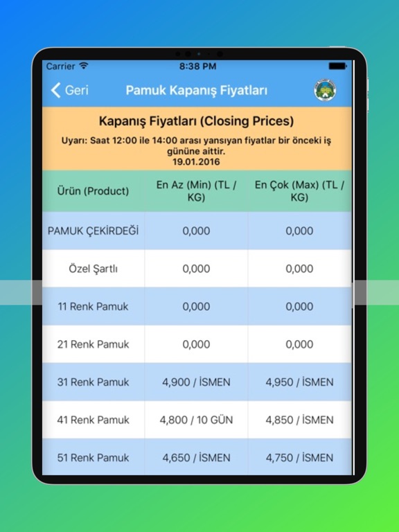 Screenshot #4 pour İzmir Ticaret Borsası