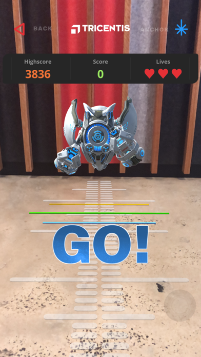 Screenshot #2 pour Tricentis Space Battle AR