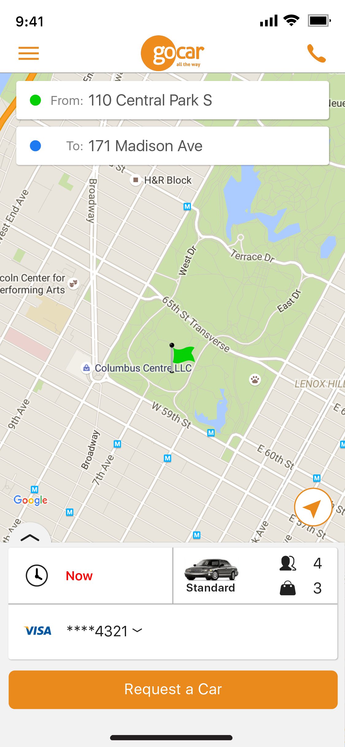 GoCar - New York Car Service screenshot 3