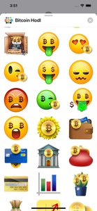 Bitcoin Crypto HODL Stickers screenshot #7 for iPhone