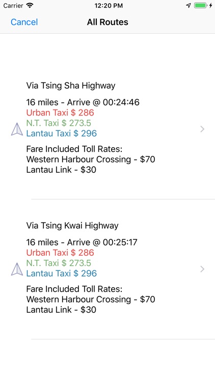 HK Taxi Fare screenshot-4