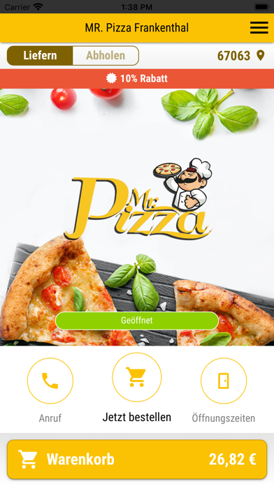 Screenshot #1 pour MR. Pizza Frankenthal