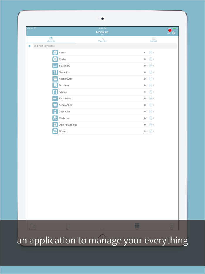 monoca - manage collections
