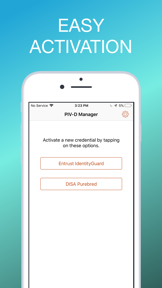 Ivanti PIV-D Manager screenshot