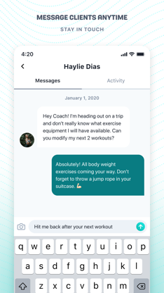 TrueCoach Connect screenshot 2