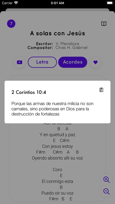 Himnario MMM iPhone screenshot 8 - Utilities app