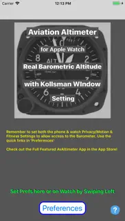 aviation altimeter for watch iphone screenshot 1