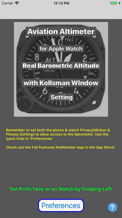 Aviation Altimeter for Watchのおすすめ画像1