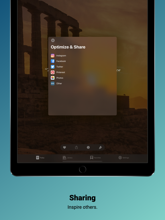 Thallo - ancient Greek quotes iPad screenshot 4 - Education app