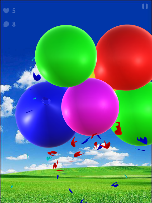 Balloon Hit iPad screenshot