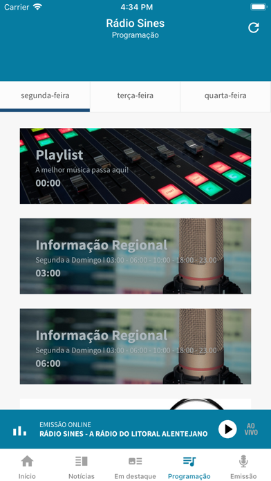 Screenshot #3 pour Radio Sines