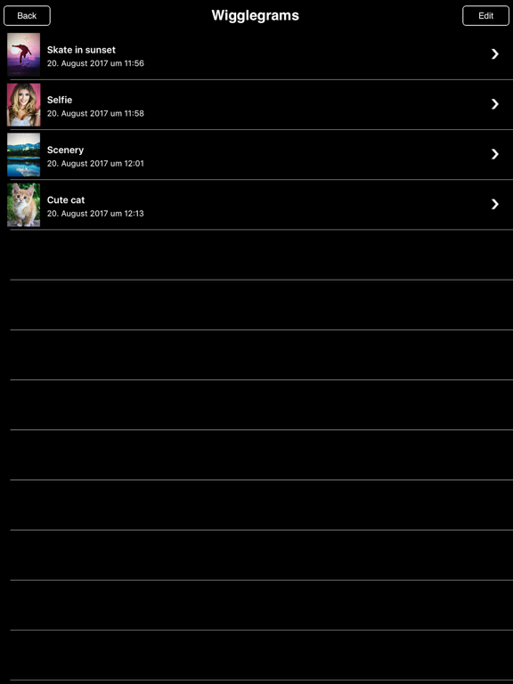 Wigglegram Maker iPad screenshot 5 - Photo & Video app