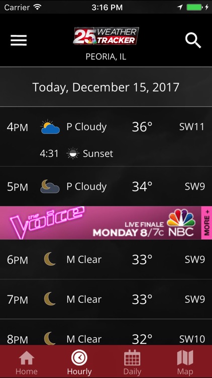 WEEK 25 Weather Tracker app