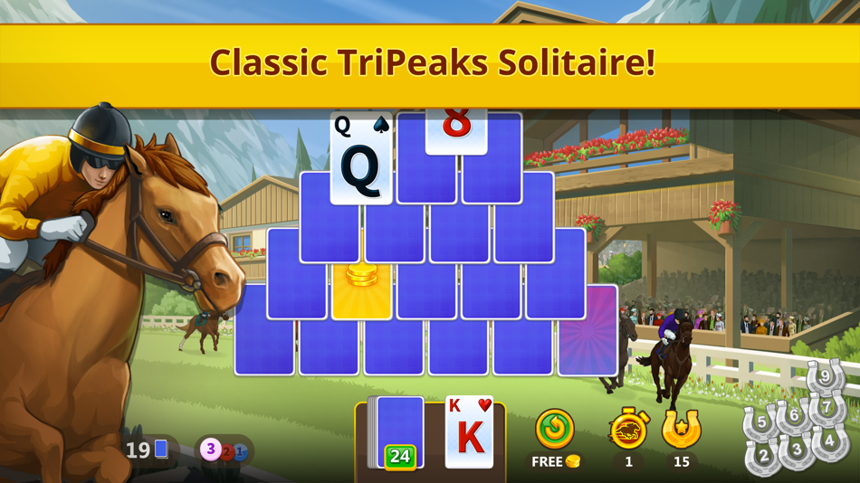 #1. Solitaire Derby (iOS) 由: Tapinator, Inc.